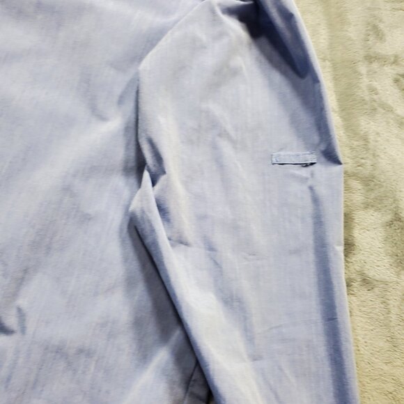 Chef Works Urban Collection Long Sleeve Button Up Chef Shirt Blue Men Sz XL - Picture 6 of 12